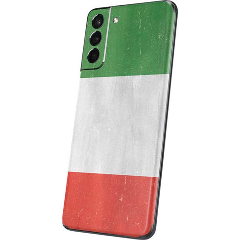 Italy Flag Distressed Galaxy S21 5G Skin