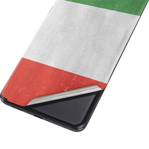 Italy Flag Distressed Galaxy S21 Ultra 5G Skin