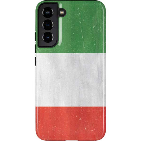 Italy Flag Distressed Galaxy S22 Plus Pro Case
