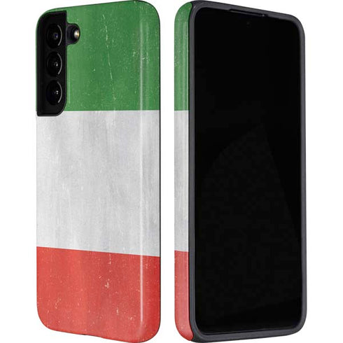 Italy Flag Distressed Galaxy S22 Plus Pro Case