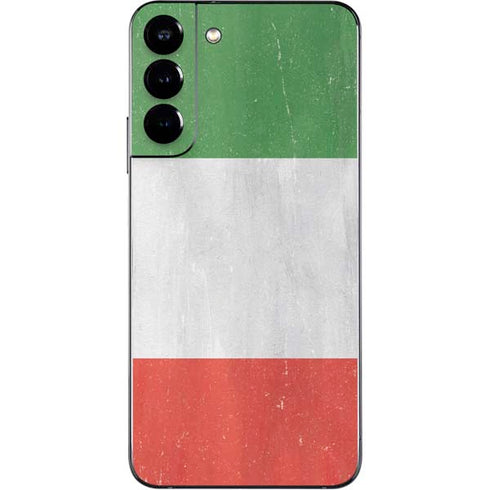 Italy Flag Distressed Galaxy S22 Plus Skin