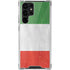 Italy Flag Distressed Galaxy S22 Ultra Clear Case