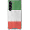 Italy Flag Distressed Galaxy S23 Clear Case