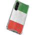 Italy Flag Distressed Galaxy S23 Clear Case