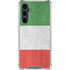 Italy Flag Distressed Galaxy S23 FE Clear Case