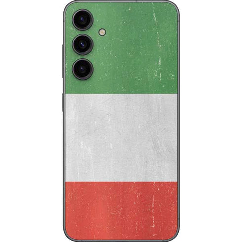 Italy Flag Distressed Galaxy S23 FE Skin