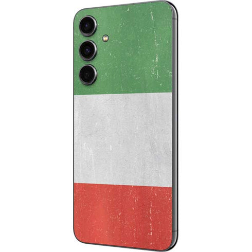Italy Flag Distressed Galaxy S23 FE Skin