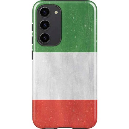 Italy Flag Distressed Galaxy S23 Plus Pro Case