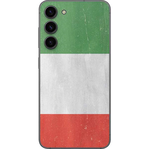 Italy Flag Distressed Galaxy S23 Plus Skin
