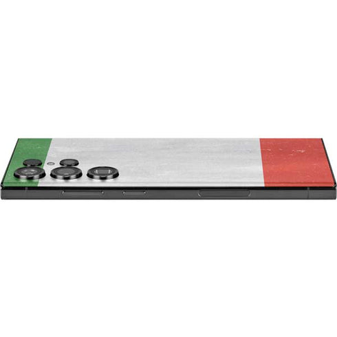 Italy Flag Distressed Galaxy S23 Ultra Skin