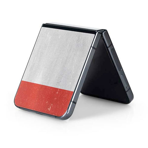Italy Flag Distressed Galaxy Z Flip5 5G Skin
