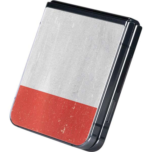 Italy Flag Distressed Galaxy Z Flip5 5G Skin