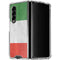Italy Flag Distressed Galaxy Z Fold4 5G Clear Case