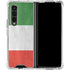 Italy Flag Distressed Galaxy Z Fold4 5G Clear Case