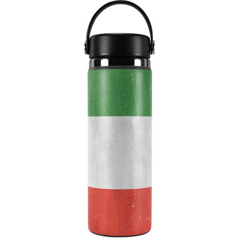 Italy Flag Distressed Hydro Flask 20oz Wide Mouth Skin