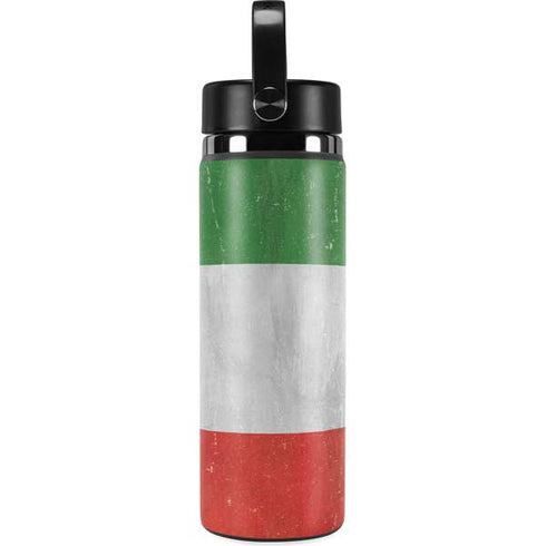 Italy Flag Distressed Hydro Flask 20oz Wide Mouth Skin