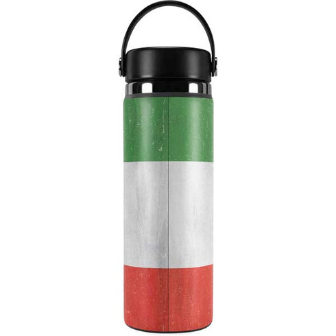 Italy Flag Distressed Hydro Flask 20oz Wide Mouth Skin