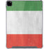 Italy Flag Distressed iPad Pro 12.9in (2020) Clear Case
