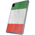 Italy Flag Distressed iPad Pro 12.9in (2020) Clear Case