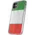 Italy Flag Distressed iPhone 11 Clear Case