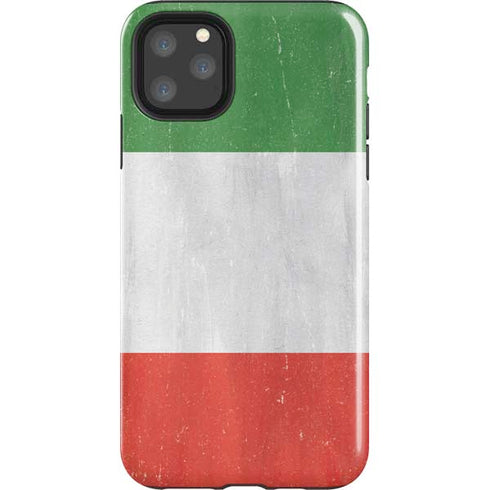 Italy Flag Distressed iPhone 11 Pro Max Impact Case