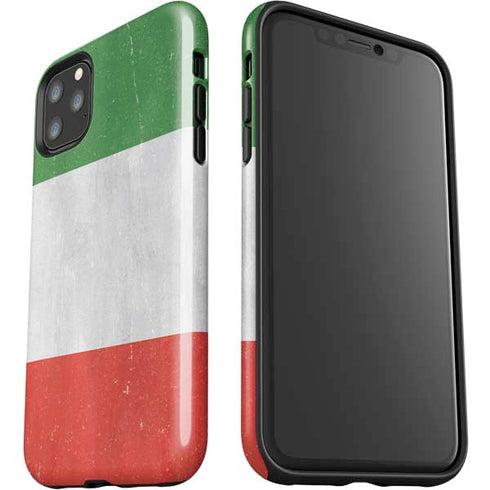 Italy Flag Distressed iPhone 11 Pro Max Impact Case