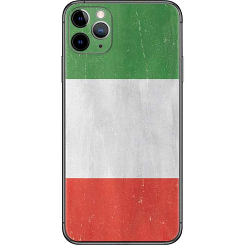Italy Flag Distressed iPhone 11 Pro Max Skin