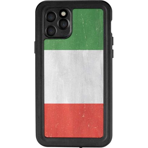 Italy Flag Distressed iPhone 11 Pro Waterproof Case