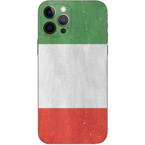 Italy Flag Distressed iPhone 12 Pro Skin