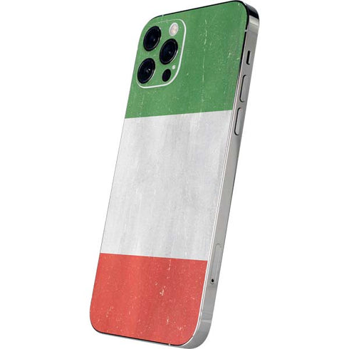 Italy Flag Distressed iPhone 12 Pro Skin