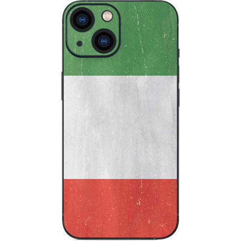 Italy Flag Distressed iPhone 13 Mini Skin