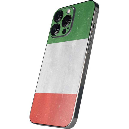 Italy Flag Distressed iPhone 13 Pro Max Skin