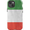 Italy Flag Distressed iPhone 14 Impact Case