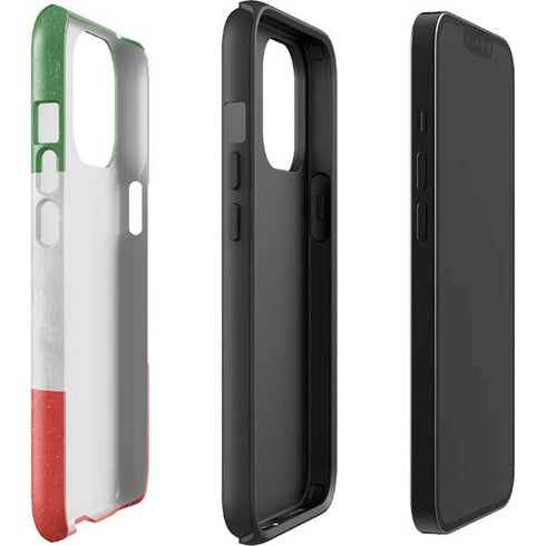 Italy Flag Distressed iPhone 15 Pro Max Impact Case