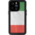 Italy Flag Distressed iPhone 14 Pro Waterproof Case