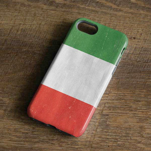 Italy Flag Distressed iPhone 8 Pro Case