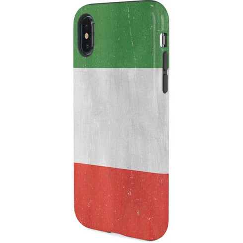 Italy Flag Distressed iPhone XS Pro Case
