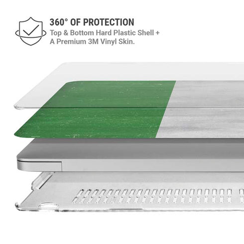 Italy Flag Distressed MacBook Air 13in M1 (2021) Case plus Skin