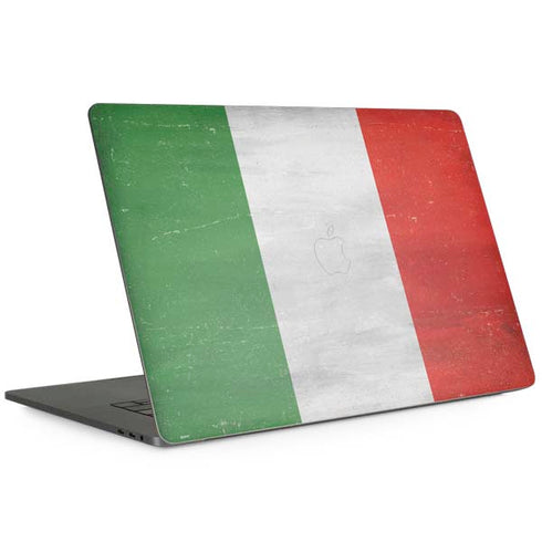 Italy Flag Distressed Apple MacBook Pro 15-inch Skin