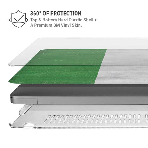 Italy Flag Distressed MacBook Pro 16in (2021-25) Case plus Skin