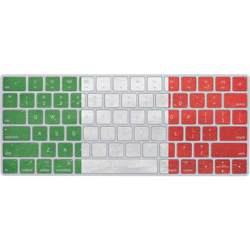 Italy Flag Distressed Magic Keyboard Skin