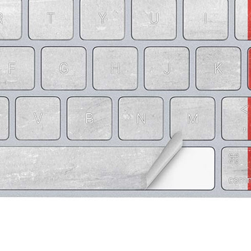 Italy Flag Distressed Magic Keyboard Skin