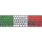 Italy Flag Distressed Magic Keyboard with Numeric Keypad Skin