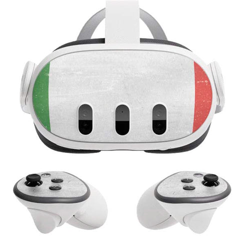 Italy Flag Distressed Meta Quest 3 Skin