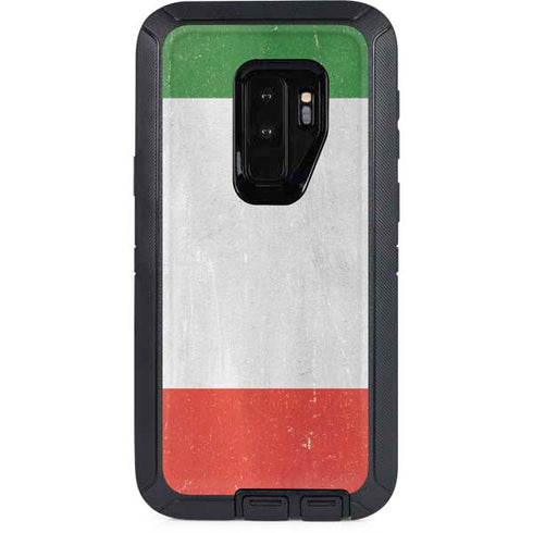Italy Flag Distressed Otterbox Defender Galaxy Skin