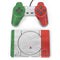 Italy Flag Distressed PlayStation Classic Bundle Skin