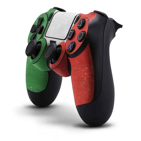 Italy Flag Distressed PS4 Controller Skin