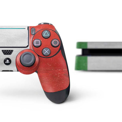 Italy Flag Distressed PS4 Slim Bundle Skin