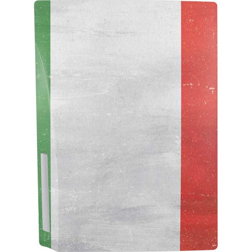 Italy Flag Distressed PS5 Console Skin