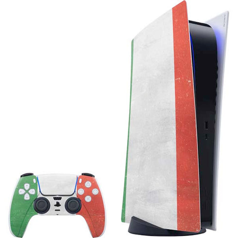 Italy Flag Distressed PS5 Digital Edition Bundle Skin